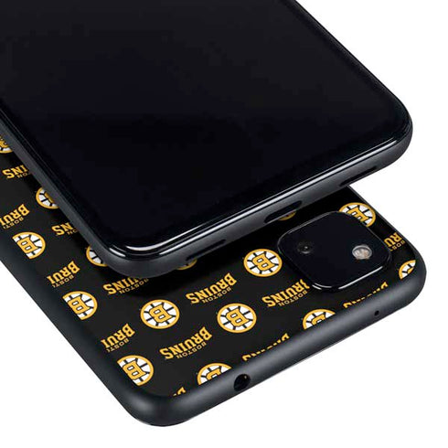 NHL Boston Bruins Pattern Google Pixel 4a Skin